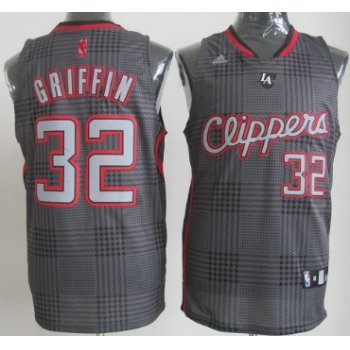 Los Angeles Clippers #32 Blake Griffin Black Rhythm Fashion Jersey