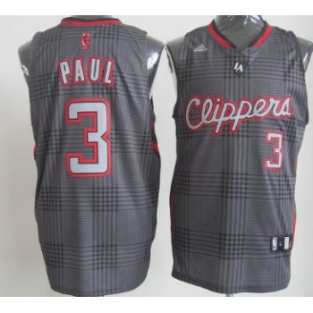 Los Angeles Clippers #3 Chris Paul Black Rhythm Fashion Jersey