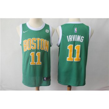 Boston Celtics 11 Kyrie Irving Nike Green 2018-19 Swingman Earned Edition Jersey
