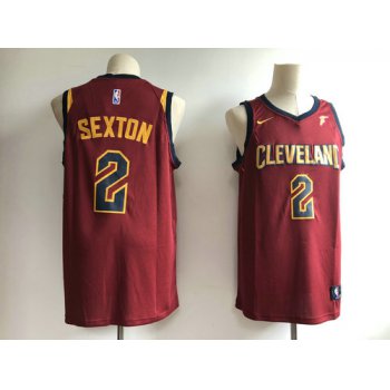 Men's Cleveland Cavaliers 2 Collin Sexton Swingman Icon Edition Jersey
