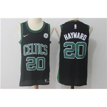 Nike Boston Celtics #20 Gordon Hayward Black Jersey
