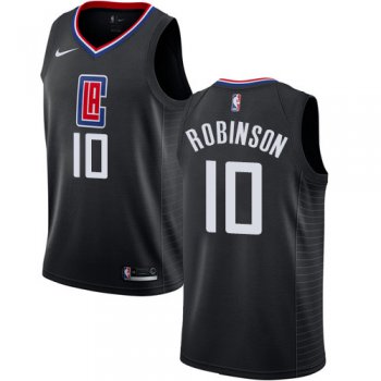 Nike Clippers #10 Jerome Robinson Black NBA Swingman Statement Edition Jersey