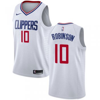 Nike Clippers #10 Jerome Robinson White NBA Swingman Association Edition Jersey