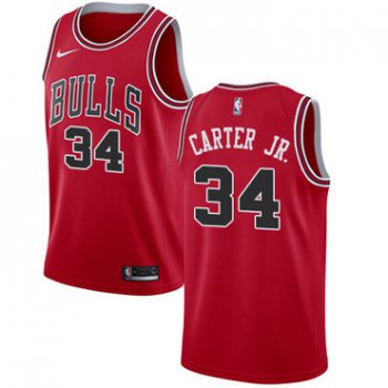 Nike Chicago Bulls #34 Wendell Carter Jr. Red NBA Swingman Icon Edition Jersey