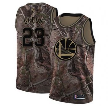 Nike Golden State Warriors #23 Draymond Green Camo NBA Swingman Realtree Collection Jersey