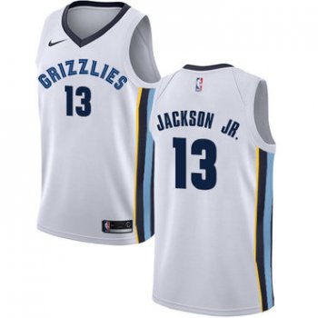 Nike Memphis Grizzlies #13 Jaren Jackson Jr. White NBA Swingman Association Edition Jersey
