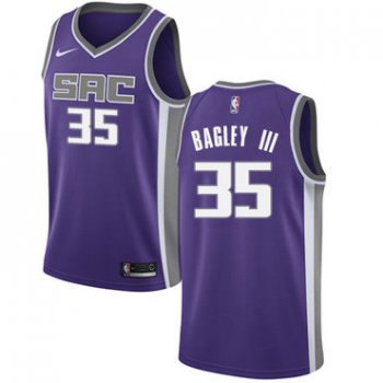 Nike Sacramento Kings #35 Marvin Bagley III Purple NBA Swingman Icon Edition Jersey