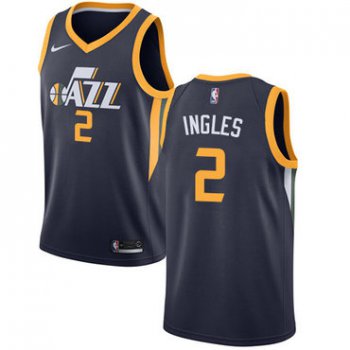 Nike Utah Jazz #2 Joe Ingles Navy NBA Swingman Icon Edition Jersey