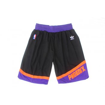 Men's Phoenix Suns adidas Black Throwback Short