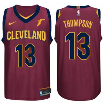 Nike NBA Cleveland Cavaliers #13 Tristan Thompson Jersey 2017-18 New Season Wine Red Jersey