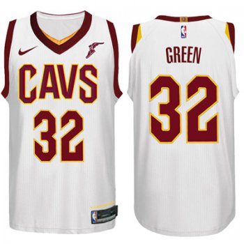 Nike NBA Cleveland Cavaliers #32 Jeff Green Jersey 2017-18 New Season White Jersey