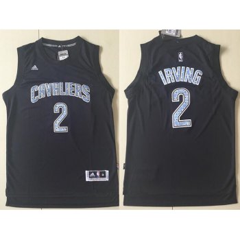 Men's Cleveland Cavaliers #2 Kyrie Irving Black Diamond Stitched NBA Adidas Revolution 30 Swingman Jersey