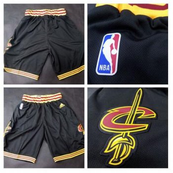 Men's Cleveland Cavaliers 2016 New Black Shorts