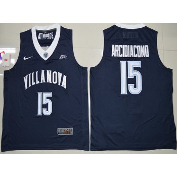 Men's Villanova Wildcats #15 Ryan Arcidiacono Navy Blue Nike College Basketball Swingman Jersey