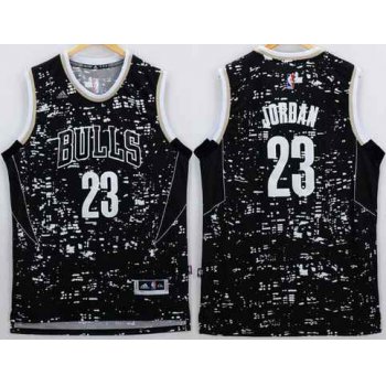 Men's Chicago Bulls #23 Michael Jordan Adidas 2015 Urban Luminous Swingman Jersey