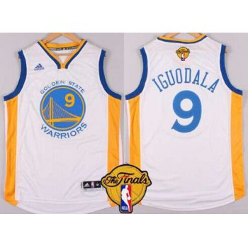 Golden State Warriors #9 Andre Iguodala 2015 The Finals New White Jersey
