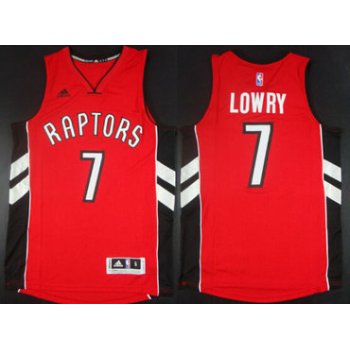Toronto Raptors #7 Kyle Lowry Revolution 30 Swingman 2014 New Red Jersey
