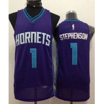 Charlotte Hornets #1 Lance Stephenson Purple Swingman Jersey