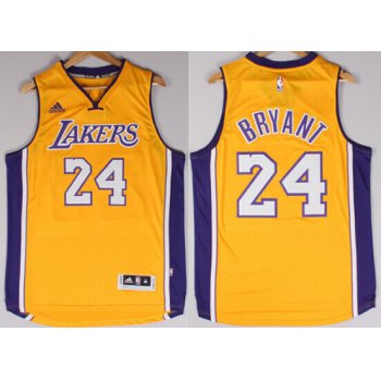 Los Angeles Lakers #24 Kobe Bryant Revolution 30 Swingman 2014 New Yellow Jersey