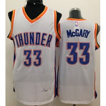 Oklahoma City Thunder #33 Mitch McGary White Swingman Jersey