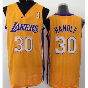 Los Angeles Lakers #30 Julius Randle Yellow Swingman Jersey