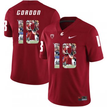 Washington State Cougars 18 Anthony Gordon Red Fashion College Football Jersey