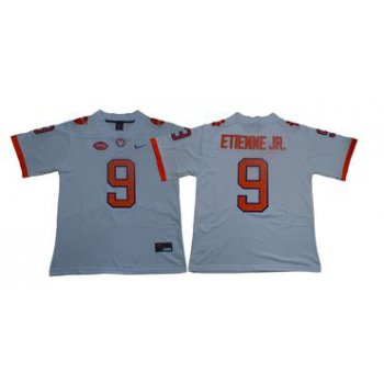 Men's Nike Clemson Tigers #9 Travis Etienne Jr White Team Color 2019 New Limited Football Jersey