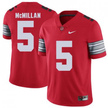Ohio State Buckeyes 5 Raekwon McMillan Red 2018 Spring Game College Football Limited Jersey