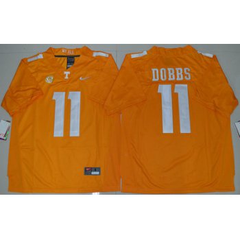 Tennessee Vols 11 Joshua Dobbs Orange College Jersey