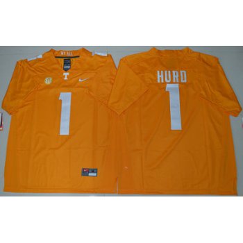 Tennessee Vols #1 Jalen Hurd Dobbs Orange College Jersey