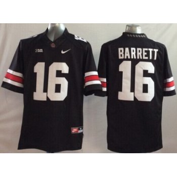 Ohio State Buckeyes #16 J.T. Barrett 2014 Black Limited Jersey