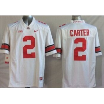 Ohio State Buckeyes #2 Cris Carter 2014 White Limited Jersey