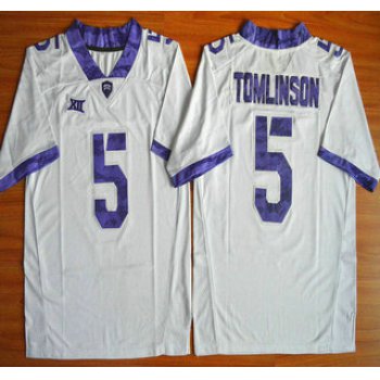 TCU Horned Frogs #5 LaDainian Tomlinson White 2015 College Football Jersey