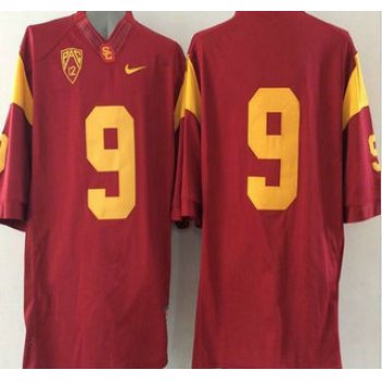 USC Trojans #9 Red 2015 College Football Nike Limited Jersey