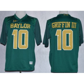 Baylor Bears #10 Robert Griffin III 2013 Green Jersey