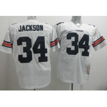Auburn Tigers #34 Bo Jackson White Jersey