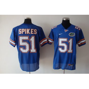Florida Gators #51 Spikes Blue Jersey