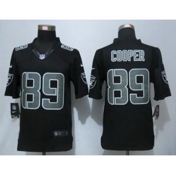 Men's Oakland Raiders #89 Amari Cooper Black Impact NFL Nike Limited Jersey