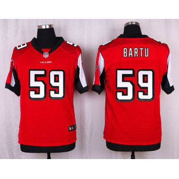 Men's Atlanta Falcons #59 Joplo Bartu Red Team Color NFL Nike Elite Jersey