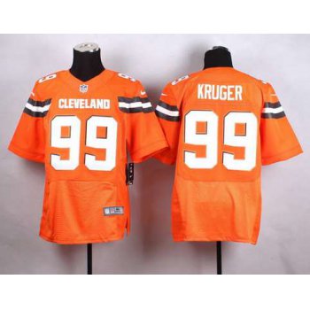 Men's Cleveland Browns #99 Paul Kruger 2015 Nike Orange Elite Jersey