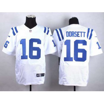 Nike Indianapolis Colts #16 Phillip Dorsett White Elite Jersey