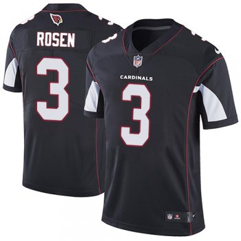Nike Arizona Cardinals #3 Josh Rosen Black Alternate Men's Stitched NFL Vapor Untouchable Limited Jersey