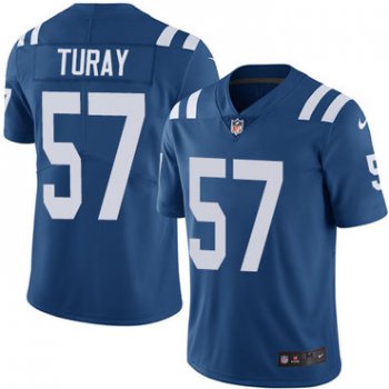 Nike Indianapolis Colts #57 Kemoko Turay Royal Blue Team Color Men's Stitched NFL Vapor Untouchable Limited Jersey