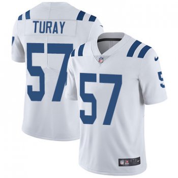Nike Indianapolis Colts #57 Kemoko Turay White Men's Stitched NFL Vapor Untouchable Limited Jersey