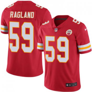 Nike Kansas City Chiefs #59 Reggie Ragland Red Team Color Men's Stitched NFL Vapor Untouchable Limited Jersey