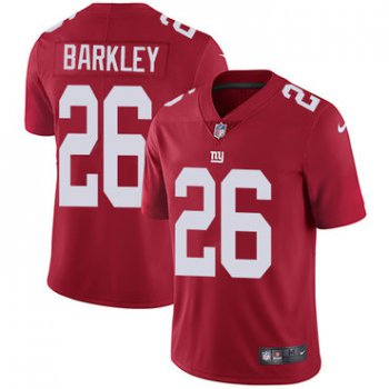 Nike New York Giants #26 Saquon Barkley Red Alternate Men's Stitched NFL Vapor Untouchable Limited Jersey