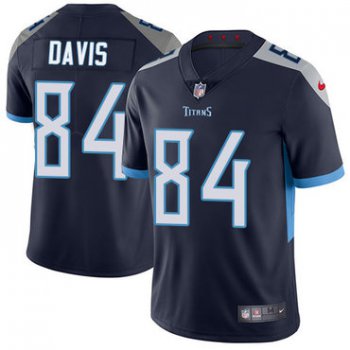 Nike Tennessee Titans #84 Corey Davis Navy Blue Alternate Men's Stitched NFL Vapor Untouchable Limited Jersey