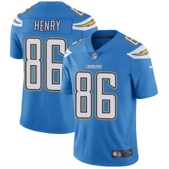 Nike San Diego Chargers #86 Hunter Henry Electric Blue Alternate Men's Stitched NFL Vapor Untouchable Limited Jersey