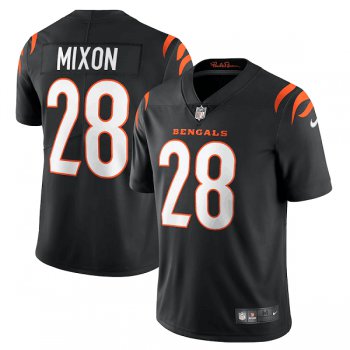 Men's Cincinnati Bengals #28 Joe Mixon 2021 New Black Vapor Untouchable Limited Stitched Jersey