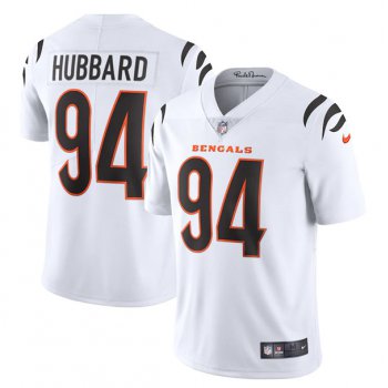 Men's Cincinnati Bengals #94 Sam Hubbard 2021 White Vapor Untouchable Limited Stitched Jersey